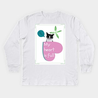 Mrrr...cat Kids Long Sleeve T-Shirt